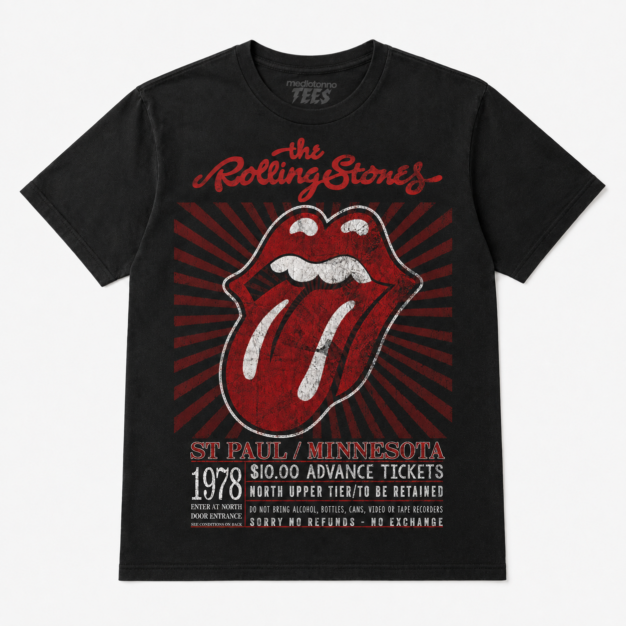 Remera - The Rolling Stones - Minnesota 1978