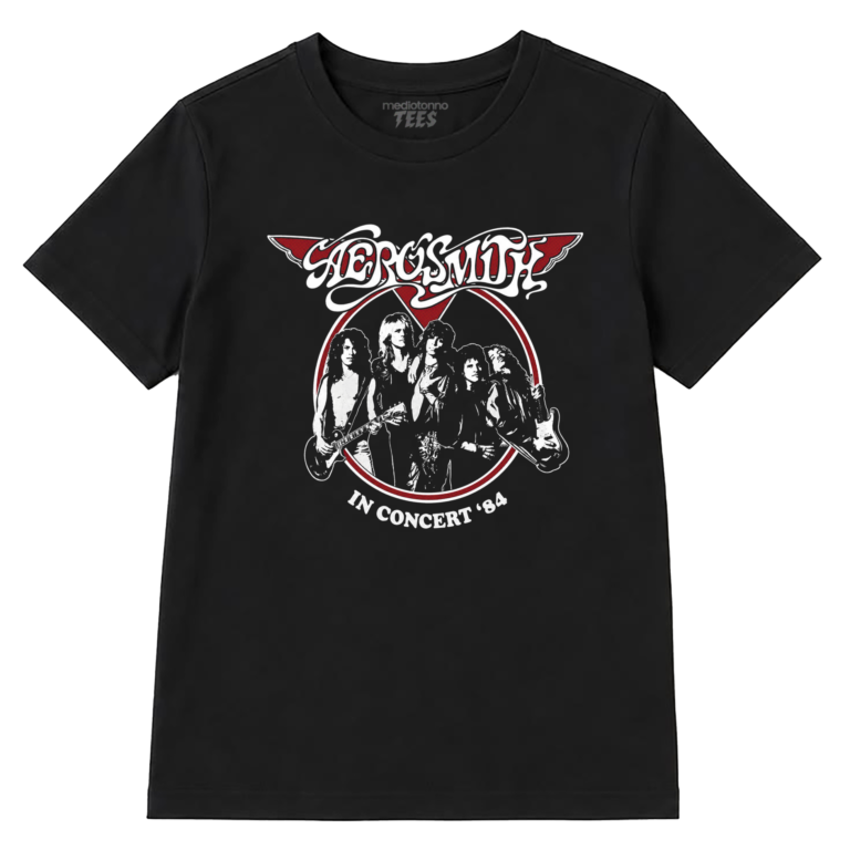 Remera - AEROSMITH - In Concert '84